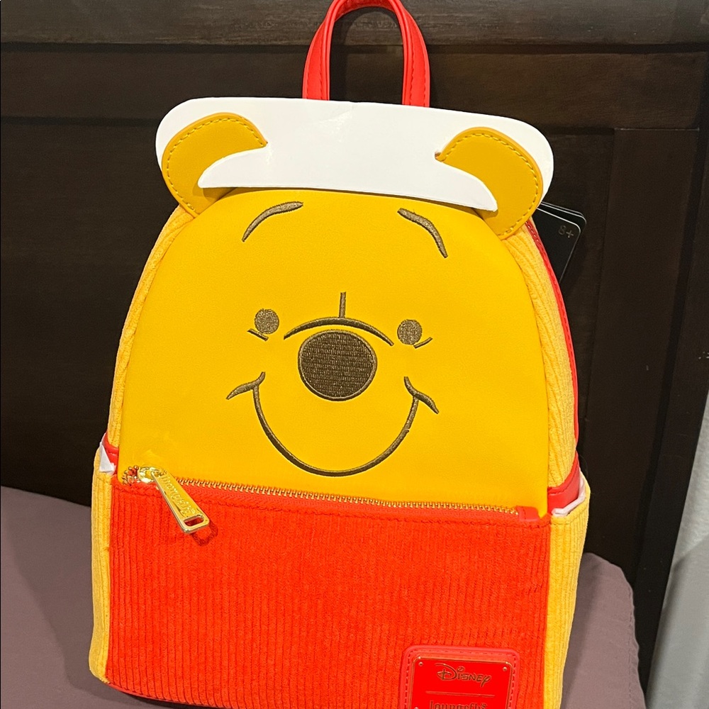 Loungefly Yellow & Red Winnie the Pooh Mini Backpack